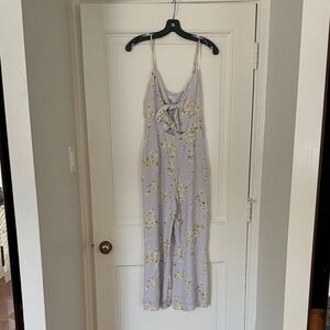 INTERMIX Pastel Purple Dress with Yellow Floral Accents